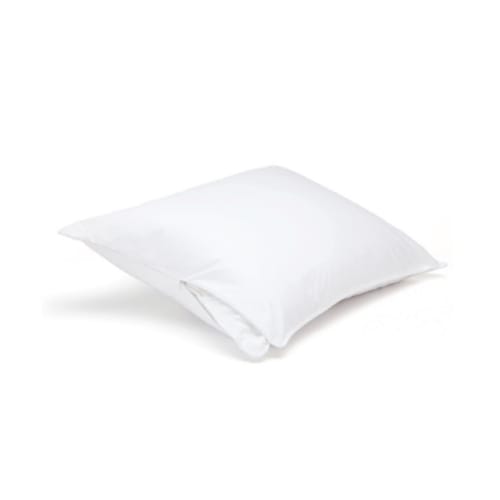 Protector de almohada con cierre de sobre, T200, 100% algodón, hipoalergénico, rey, 20x36, blanco